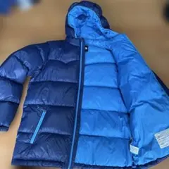 150 THE NORTH FACE フード付きダウンコート ネイビー
