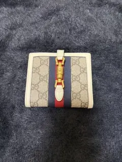 GUCCI GGキャンバス 二つ折り財布 保存袋付き
