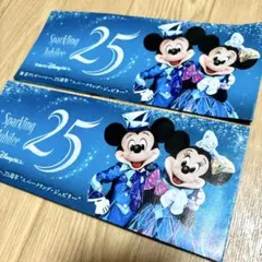 東京ディズニーシー25周年 リーフレット ステッカー リゾートライン