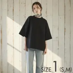 【やや美品／CLANE】BULKY LINE HALF SLEEVE TOPS