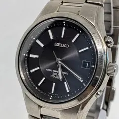稼働 新品電池】SEIKO SAPPHIRE 黒文字盤 7N43-0AR0 - メルカリ