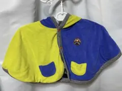 BABY BREEZE リバーシブルポンチョ 青・黄・黒　70-80㎝