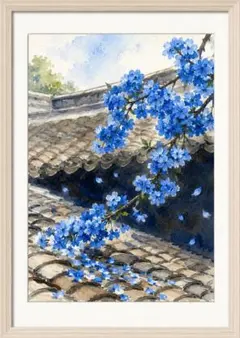 深川製磁 陶寿 染錦葡萄図 陶板画 額装 金彩 有田焼 壁掛け美術品