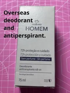 Overseas deodorant antiperspirant