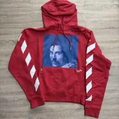 OFF-WHITE パーカー レッド