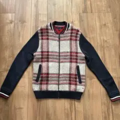 【最終値下げ】【超美品】トミーヒルフィガー ジップアップジャンパー S ネイビー