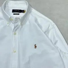 美品 定番 22SS ポロラルフローレン オックスフォード ボタンダウンシャツ