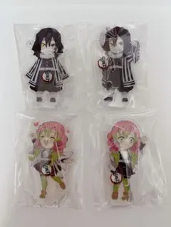 鬼滅の刃 繋がるアクリルスタンド 甘露寺蜜璃 伊黒小芭内 アクスタ 新品