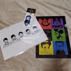 嵐 クリアファイル A4サイズ 5人イラスト