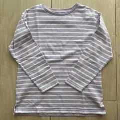 UNIQLO 長袖カットソー ボーダー 130