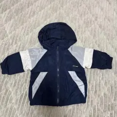 プティマイン　アウター　ウィンドブレーカー　80センチ 紺色
