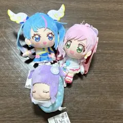 ひろがるスカイプリキュア プライズ品 ぬいぐるみ3体セット