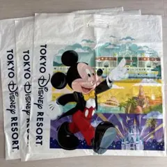 東京ディズニーリゾート ショップ袋 3枚セット