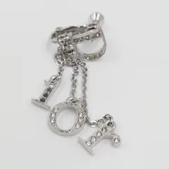 Christian Dior イヤリング 片耳 ラインストーン ディオール