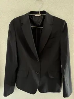 究極の就活スーツ マイナビコラボ 黒無地テーラードジャケット セットアップ着用可