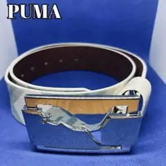 PUMA（プーマ）ゴルフベルト　メタルロゴバックル