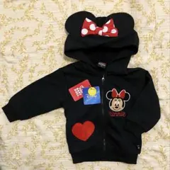 BABYDOLL ディズニー ミニー パーカー 90 新品タグ付き フード付き