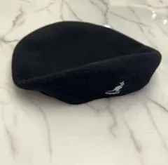 9407 カンゴール ハンチングキャップ ウール 黒 M