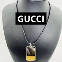 GUCCI グッチ シルバー ドッグタグ ネックレス トップのサムネイル
