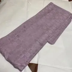 吉祥百宝文様　特選八丁撚糸使用　未使用美品　しつけ糸付き　最高級色無地　袷仕立て