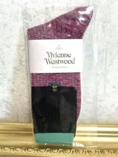 Vivienne Westwoodのラメライン　クルーソックス