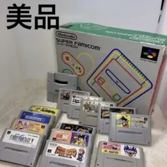 【美品】任天堂 スーパーファミコン SHVC-002 中期型 本体セット箱付き