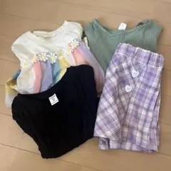 女の子 夏服 110cm SHEIN 4点セット まとめ売り