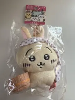 ちいかわ　ご当地　ぬいぐるみキーチェーン　うさぎ　温泉地
