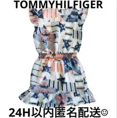 美品　120cm トミーヒルフィガー　ワンピース　122 女の子　夏服