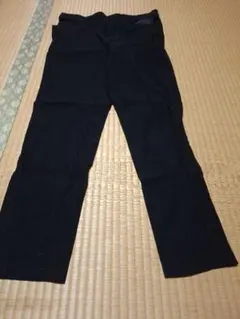 ストレッチ素材 黒 ストレッチゴムパンツ　Ｗ66～70