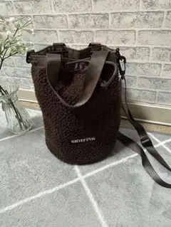 【未使用級】BRIEFING ボアショルダーバッグ 2WAY 巾着 正規品