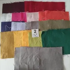 リネンのカットクロス　　11㎝角32枚 ＋5枚 ②