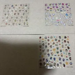 【フラットガシャポン】クレヨンしんちゃん ネイルシールコレクショ　　３枚セット