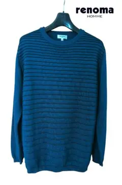 レノマオム renomaHOMME ニット ネイビー Mサイズ