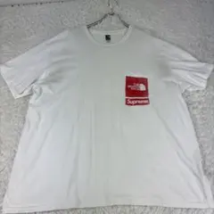 The North Face x Supreme Tシャツ XL ホワイト