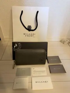 BVLGARI FRGMT 長財布 ラウンドファスナー　ブルガリ　フラグメントのサムネイル