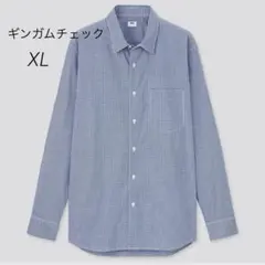 UNIQLO ユニクロ エクストラファインコットンブロードチェックシャツ XL