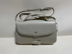 グレー レザー ショルダーバッグのサムネイル