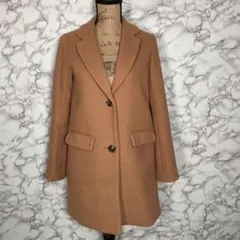 CROON A SONG／チェスターコート　キャメル【38サイズ】