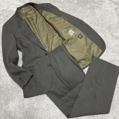 ドナートヴィンチ スーツセットアップ カーキ Mレトロ クラシック