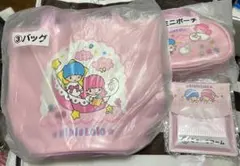 キキ・ララキャラクター バッグセット ピンク他