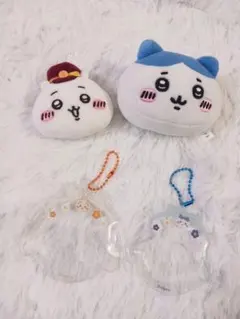 ちいかわ・阪急・キャラクターマスコットとクリアチャームセット