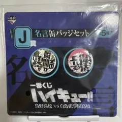 ハイキュー !! 一番くじ 名言 缶バッチ