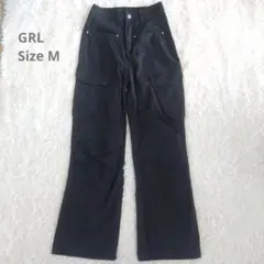 GRL カーゴワイドパンツ M ブラックのサムネイル