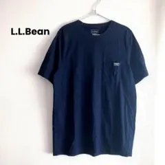 L.L.Bean エルエルビーン　ポケットTシャツ　メンズ　ネイビー　紺色　Lのサムネイル