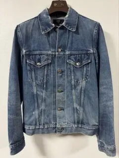 green Man❤︎デニムジャケット❤︎M❤︎サイズ２❤︎ブルー ❤︎ダメージ加工