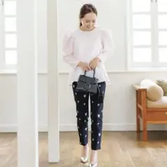 Heve カットオフショルダーブラウス パフスリーブ Aライン Free Heve カットオフショルダーブラウス パフスリーブ Aライン Free - メルカリ