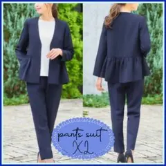 ペプラムジャケット スーツ