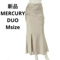 新品☆MERCURY DUO ドレープスリットロングスカート Mサイズ