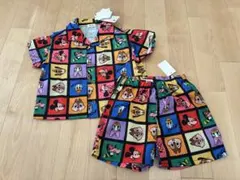 【未使用タグ付き】ディズニー　リラ　シャツスーツ　しまむら　セットアップ90